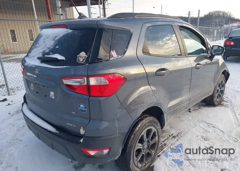 2020 Ford Ecosport Se z USA, uszkodzony, nr VIN MAJ6S3GL3LC347594
